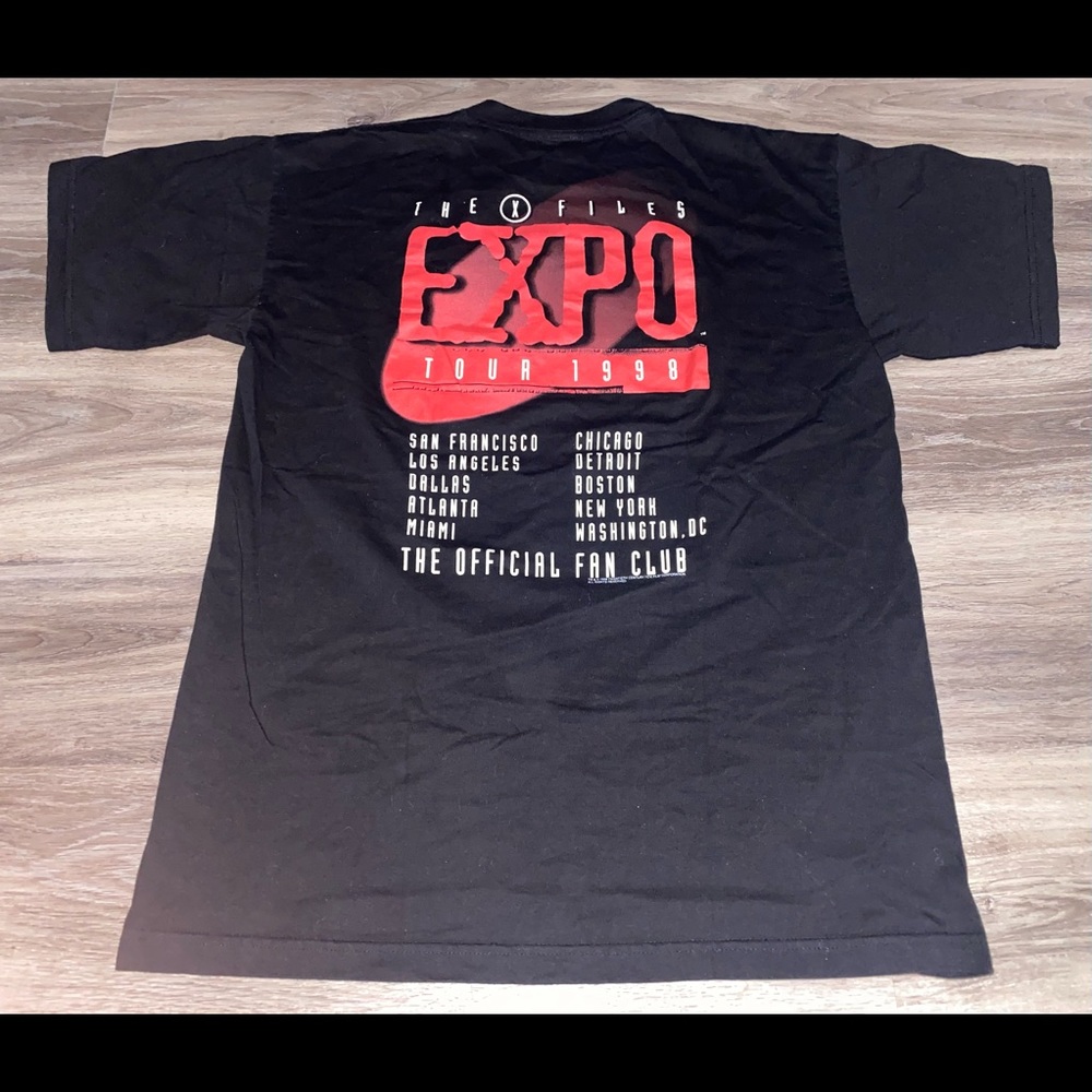 Vtg The X files expo shirt